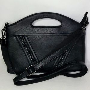 💰NWOT! LI REN NIAO ▪︎ BLACK LEATHER CLUTCH